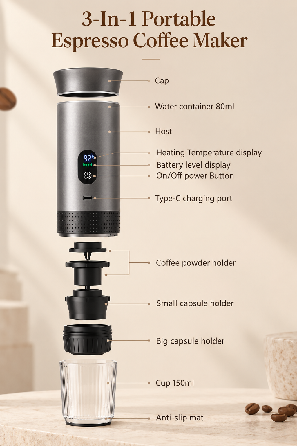 Portable Espresso Maker – Raybelle